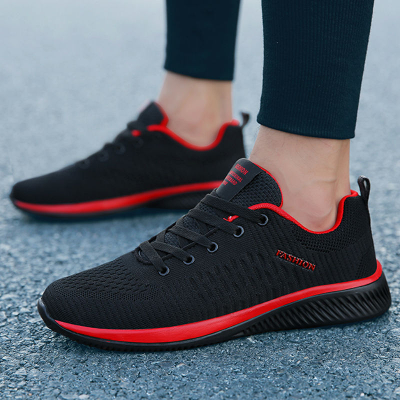 New Mesh Men Casual Shoes Lac-up Men Shoes Lightweight Comfortable Breathable Walking Sneakers