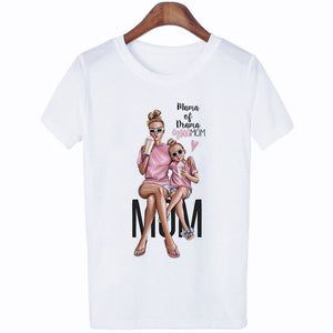 CZCCWD Summer 2019 Mother's Day T Shirt Women Harajuku Kawaii Super Mom