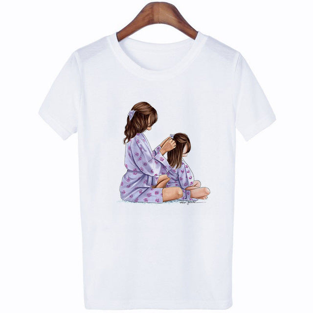 CZCCWD Summer 2019 Mother's Day T Shirt Women Harajuku Kawaii Super Mom